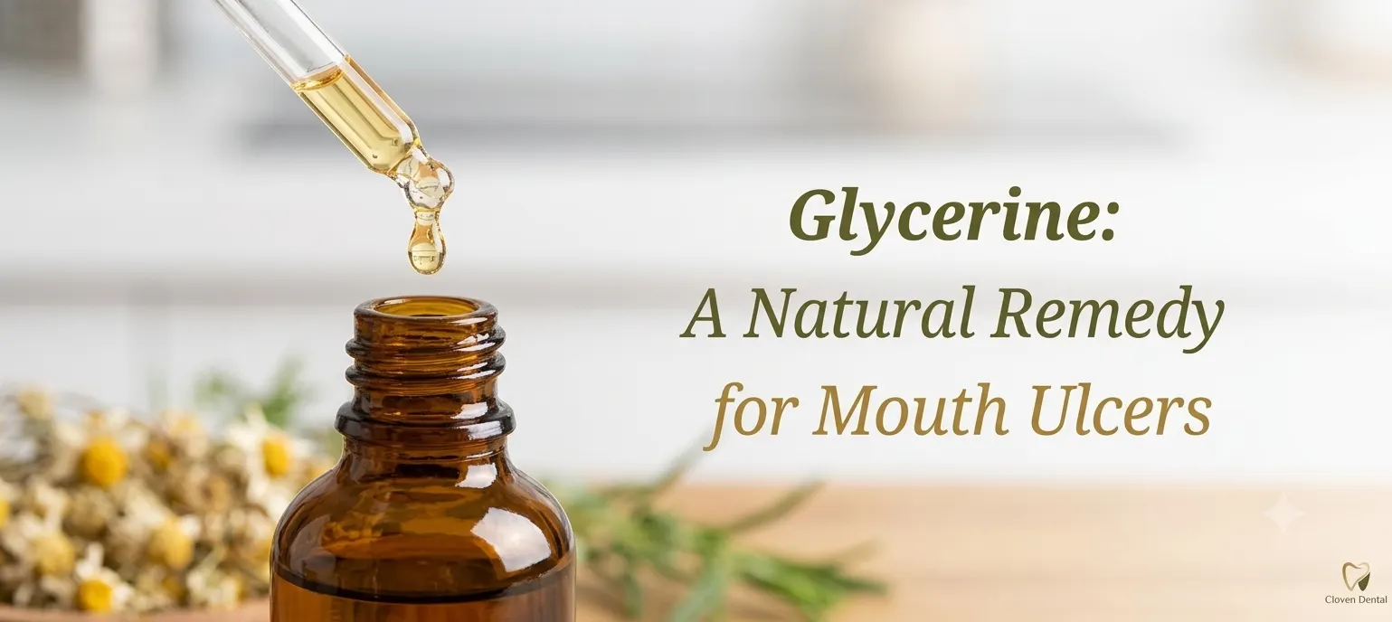 Glycerine - A natural Remedy for Mouth Ulcers